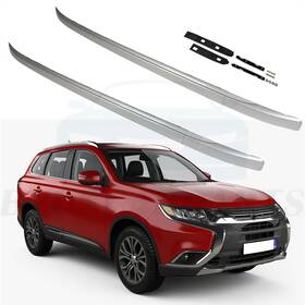 10129363 Byuscarparts Rubber Roof Rack Side Rails Bar For Mitsubishi Outlander 2013-17 Luggage Cargo