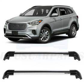 10129401 Byuscarparts For 2013-2018 Hyundai Santa Fe 3.3l Luggage Top Roof Rack Rail Cross Bar Cargo