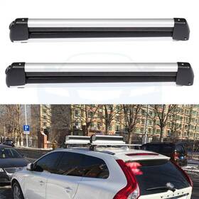 10129479 Byuscarparts Ski Carriers Mount For Universal 2 Snowboard Or 4 Skis Top Roof Rack Aluminum