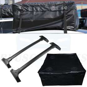 10143665 Byuscarparts Roof Rack Cross Bars And Bag For 2015-2017 Chevrolet Traverse Cargo Carrier