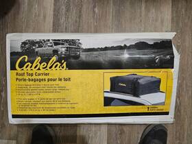 Cabelas 034115-cci Soft Roof Top Cargo Carrier Approx 45 X 37wx 14h. With Rain Gaurd