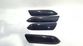 148.gm6c04 Cadillac Blue Set Of 4 Luggage Rack Caps Only Oem 2004 Escalade