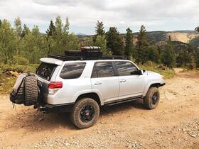 Cr2836 Cali Raised Led For 10-21 4runner Premium Roof Rack No Light Bar Switch Cut Outs