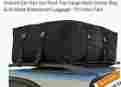 Carc-1143-gy Oxford Car Van Suv Roof Top Cargo Rack Carrier Bag Soft-sided Waterproof Luggage 15qf