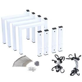 Fcy03s Carlor For Enclosed Trailers Adjustable Roof Ladder Rack Kit Side Mount 200lb Load