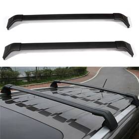 Car106626oma Carma Cross Bar For 2017-2018 Mazda Cx-5 Black Roof Rack Set Luggage Carrier Aluminum