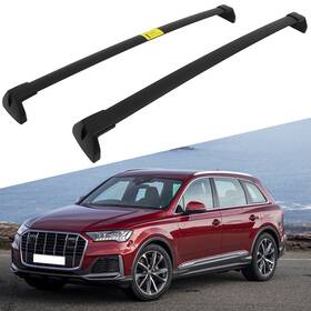 Car117665oma Carma Roof Rack Cross Bar Set Black For 2016-2021 Audi Q7 Luggage Cargo Carrier