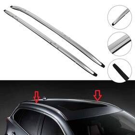 Car161707oma Carma Roof Rack Set Top Side Rail For 2016-2019 Mazda Cx-3 Cx3 Luggage Carrier