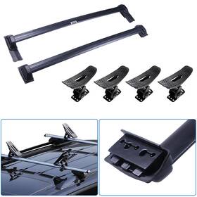 Car833284oma Carma Black Roof Rack Bar Kayak Luggage Carrier Top For 2003-2011 Honda Element