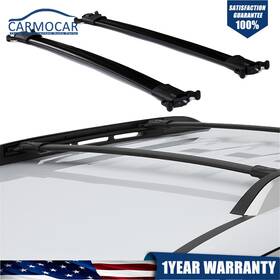 879mc35014c709 Carmocar Roof Rack Cargo Carrier Cross Bar Set For 2010-17 Chevy Equinox Gmc Terrain