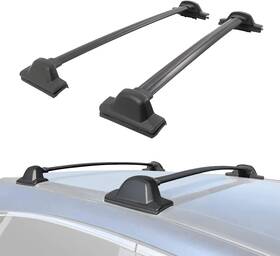 Ws-h151 Carmocar Roof Rack Cross Bars For Honda Crv 2007-2011 Aluminum Luggage Rails Black