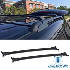 Cm-5813 Carmocarshop Set 2 Roof Rack Cargo Carrier Cross Bar For 10-17 Chevy Equinox Gmc Terrain