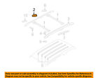 1l2z7851050aa Carrier-cross Roof Ford Left Retainer Oem Rail Rack Luggage
