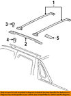 15090953 Carrier-rail Gm 2013 Oem Luggage Cover Ext Cadillac Escalade