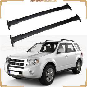 10264488 Carspartsaleclub Black Roof Rack Rail For Ford Escape 2015-2016 Luggage Cargo Cross Bars Baggage