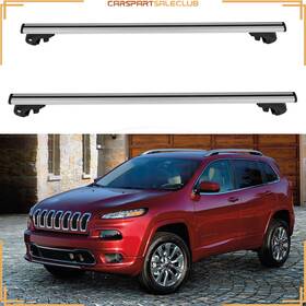 10265969 Carspartsaleclub 2 X Roof Rack Cross Bars Luggage With Anti-theft Lock For Jeep Cherokee
