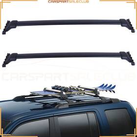 10266969 Carspartsaleclub Roof Rack Side Rails Luggage Carrier Bars For Honda Pilot 2009-2015
