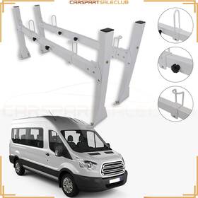 Carspartsaleclub 10269478 Crossbar Van 2 Bar Ladder Roof Rack Steel Fast Ship For Chevy Express