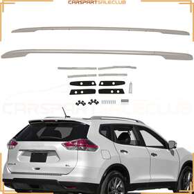 10273589 Carspartsaleclub 2 X Roof Rack Side Rail Cargo Carrier Luggage For Nissan Rogue 14-19