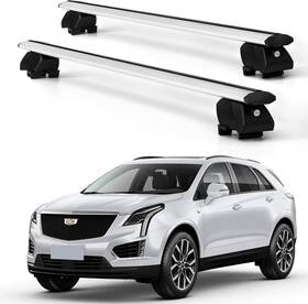 C-6209-130y Carverton 51 Inch Universal Car Roof Rack Cross Bars Adjustable Lockable 300lb 6209