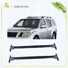Cb1045910208s01 Fit For Nissan Pathfinder Black Front Rear Roof Top Rack
