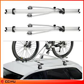 Ze1067950783180701g Cciyu 2x Roof Rack Mounted Bike Bicycle Attachment Uprh Lock Carrier Universal
