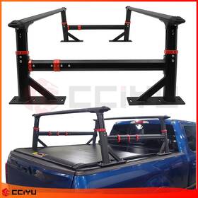 Ze1091052817068501g Cciyu Universal Pickup Aluminum Rack Truck Bed Luggage Adjustable-height Duty Carrier