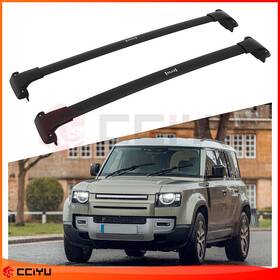 Ze1091054111766301g Cciyu For 2020-2021 Land Rover Defender Aluminum Roof Rack Cross Bar Luggage Carrier