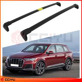 Ze1091054311766501g Cciyu For 2016-2021 Audi Q7 Aluminum Roof Rack Cross Bar Luggage Carrier