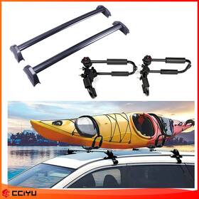 Ze1091102183815401g Cciyu Roof Rack Cross Bars For 2002-2006 Honda Crv Cargo Mounted Kayak Steel