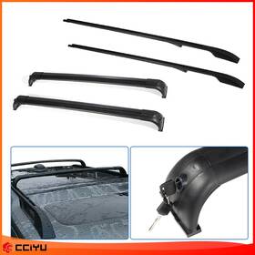 Ze1091128183325301g Cciyu For 2005-2016 Land Rover Lr3 And Lr4 Roof Rack Crossbar Carrier Rail Aluminum Car