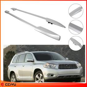 Ze1091140216083101g Cciyu Fits 2008-2013 Toyota Highlander Roof Rack Cross Bar Set Aluminum Silver Carrier