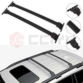 Ze1091168316169101g Cciyu Fits 2019-2023 Honda Passport Top Roof Rack Cross Bar Aluminum Baggage 2x