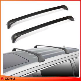 Ze1091250910662001g Cciyu Fits 2014-2019 Toyota Highlander Limited Xle Black Aluminum Roof Rack Cross Bar