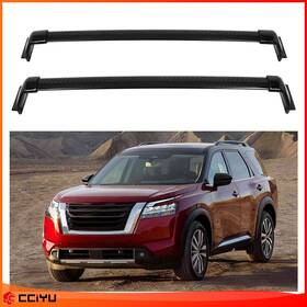 Ze1110130211829001g Cciyu Cross Bar For 2022-2023 Nissan Pathfinder Roof Rack Luggage Carrier All Aluminum