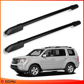 Ze1110138516083801g Cciyu For 2009-2015 Honda Pilot Top Roof Rack Aluminum Rails Luggage Carrier 2x