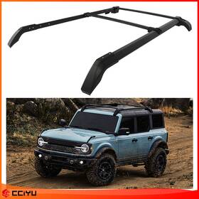 Ze1121083211139001g Cciyu Roof Rack Aluminum For 2021-2024 Ford Bronco 2x Cross Bar Side Rail
