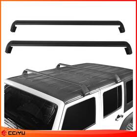 Ze1121083411139601g Cciyu Roof Rack Aluminum Cross Bar For 2010-2023 Jeep Gladiator Luggage Cargo Carrier