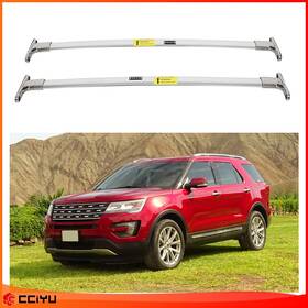Ze1159108211828001g Cciyu Cross Bar For 2016-2019 Ford Explorer Top Roof Rack Luggage Cargo Carrier