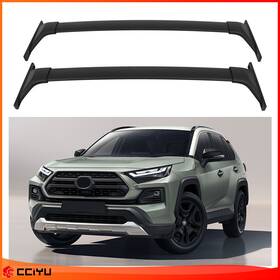 Ze1159108311828301g Cciyu Cross Bar For 19-23 Toyota Rav4 Top Roof Rack Luggage Cargo Carrier All Aluminum