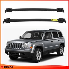 Ze1159611411827801g Cciyu Cross Bar For 2007-2017 Jeep Patriot Top Roof Rack Luggage Cargo Carrier