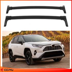 Ze1159612011828401g Cciyu Cross Bar For 2019-2023 Toyota Rav4 Roof Rack Luggage Cargo Carrier Aluminum
