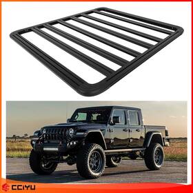 Ze1159614711139701g Cciyu Roof Rack Basket Platform For 2010-2023 Jeep Gladiator Cross Bar Luggage Carrier