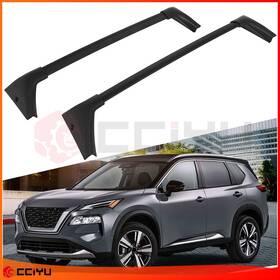 Ze1159669017474901g Cciyu Cross Bar For 2021-2022 Nissan Rogue Aluminum Roof Racks Luggage Carrier Black
