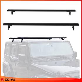 Ze1159683511827601g Cciyu Aluminum Roof Rack Cross Bar For 2008-2019 Jeep Wrangler Luggage Cargo Carrier