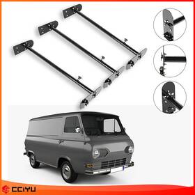 Ze1159716010989501g Cciyu Roof Ladder Rack Van 3 Bar Heavy Duty Steel For Chevy Ford Dodge