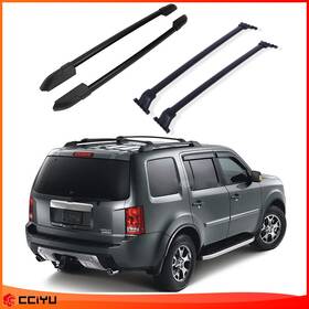 Ze1159826683812401g Cciyu For 2009-2015 Honda Pilot Roof Rack Crossbar Carrier Side Rail Aluminum Car