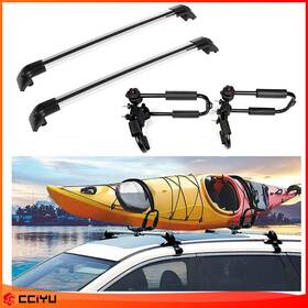 Ze1159834583816301g Cciyu For 2015-2017 Kia Sorento Cargo Roof Rack Luggage Carreir Crossbar And Boat Kayak