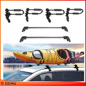 Ze1159837483817801g Cciyu Roof Rack Crossbar For 13-18 Mitsubishi Outlander Mounted Canoe Kayak