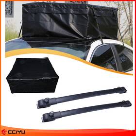 Ze1160093683326801g Cciyu Roof Top Rail Rack For 2011-2017 Toyota Sienna Black Cross Bars Carrier And Bag
